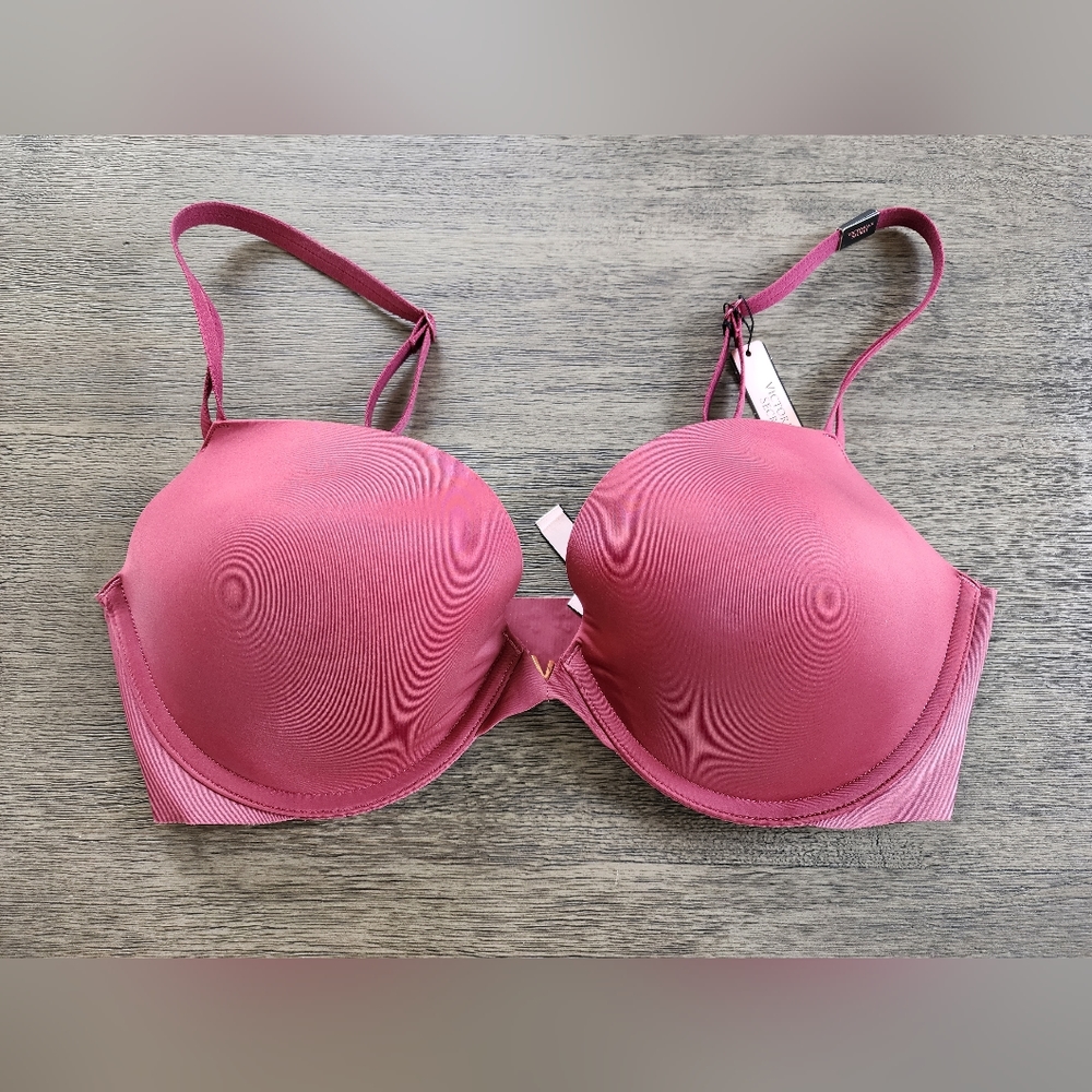Victoria's Secret Illusion Pushup Bra - 36D - Berry